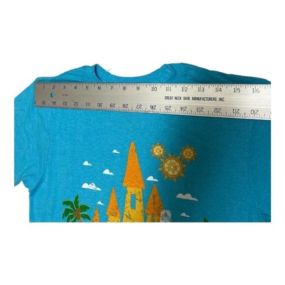 Disney Parks S Summer Home Castle T-Shirt Ears Colorful World Logo Fun Vacation - Picture 3 of 7